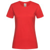 Womens Classic-T Organic Crew Neck Scarlet Red